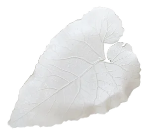 Large Porcelain Leaf Platter