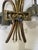 Floral Wall Lamp in Copper and Brass, 1960s For Sale - Image 10 of 11