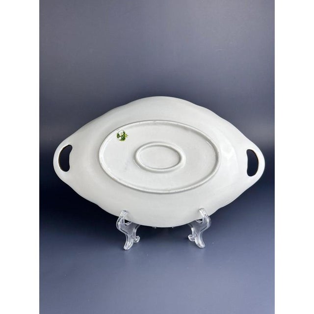 Blue Vintage Cobalt Blue Tray from Limoges, France, 1950s For Sale - Image 8 of 10