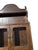 Brown Ethan Allan Charter Oak Jacobean Hanging Wall Shelf Hutch Curio Display Cabinet For Sale - Image 8 of 14