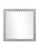 Contemporary Fleur Home Carnival Chaos Square Mirror in Pelican Gray, 30x30 For Sale - Image 3 of 3