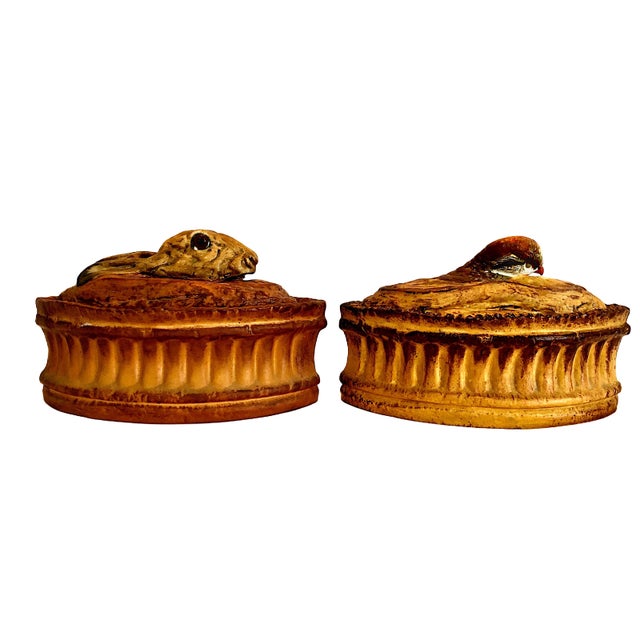Pillivuyt et Cie Two French Pillivuyt Trompe L’oeil Covered Game Tureens For Sale - Image 4 of 18