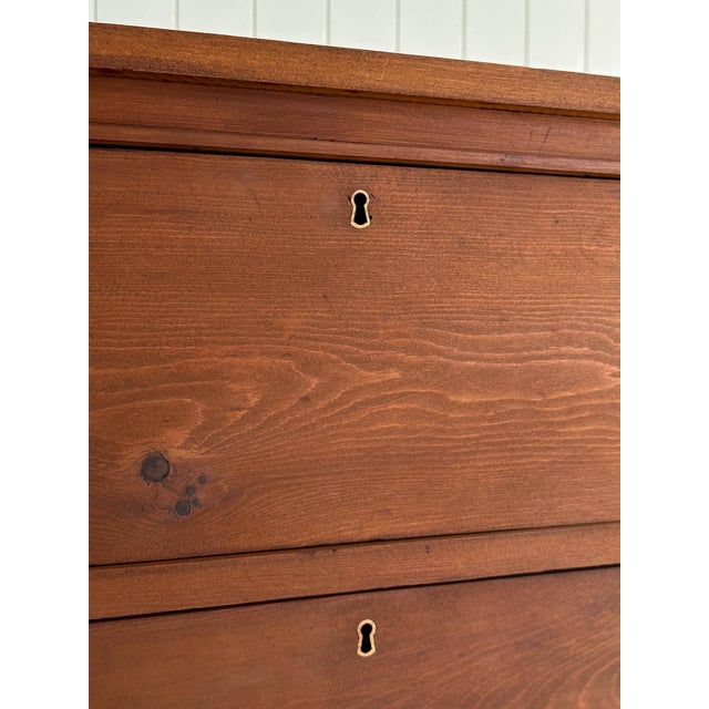 Late 19th Century Antique Pine Chest of Drawers For Sale - Image 13 of 18