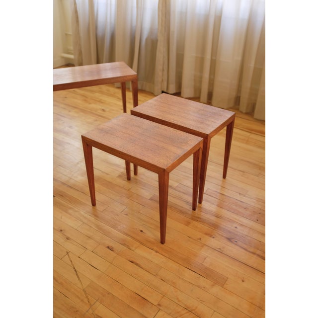 1960s Set of Three Nesting Table by Severin Hansen For Sale - Image 11 of 18