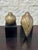 Black Vintage Sculptural Brass Bird Bookends on Black Bases, Pair For Sale - Image 8 of 12