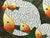 Late 20th Century Vintage Original School of Fish Oil Painting on Canvas For Sale - Image 5 of 12