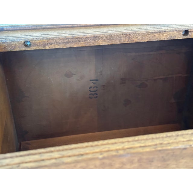 Wood Pair of 1930’s Art Deco Magazine Rack Side Tables. For Sale - Image 7 of 11