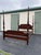 A beautiful vintage four poster cherry bed frame from Ethan Allen’s iconic “Georgian Court” collection. Beautifully carved...