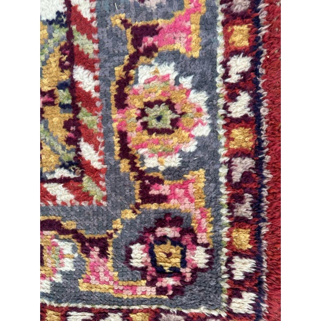 Textile Large Antique Spanish Oushak Rug, 1920s For Sale - Image 7 of 18