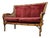 Faux Bamboo Webbing Sofa For Sale