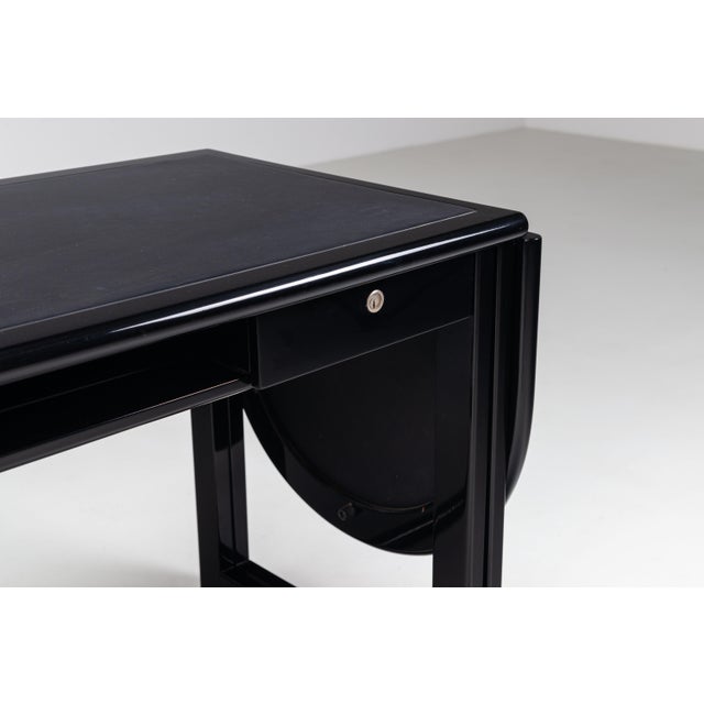 Drop Leaf Desk with Pamplona Chair by Augusto Savini for Pozzi, Italy, 1970s For Sale - Image 14 of 18