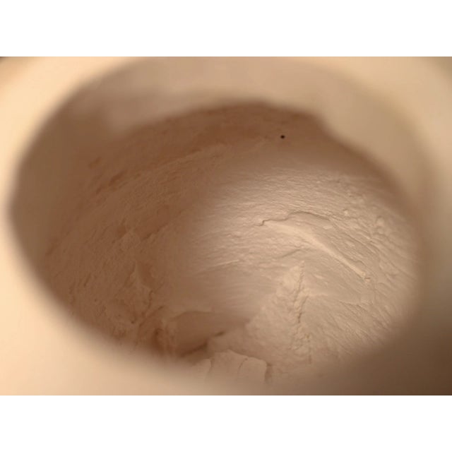 1980s Postmodern Jaru of California Faux Travertine Lidded Jar For Sale - Image 12 of 18