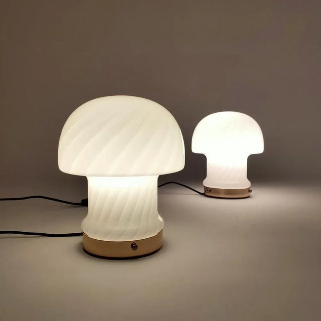 1970s Italian Desktop Lamps in style of F. Fabbian, 1970s, Set of 2 For Sale - Image 5 of 9