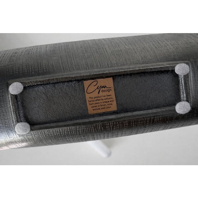 High‑end Cyan Design large “Gondola” decorative tray with a textured bronze finish. Solid aluminum construction, heavy and...