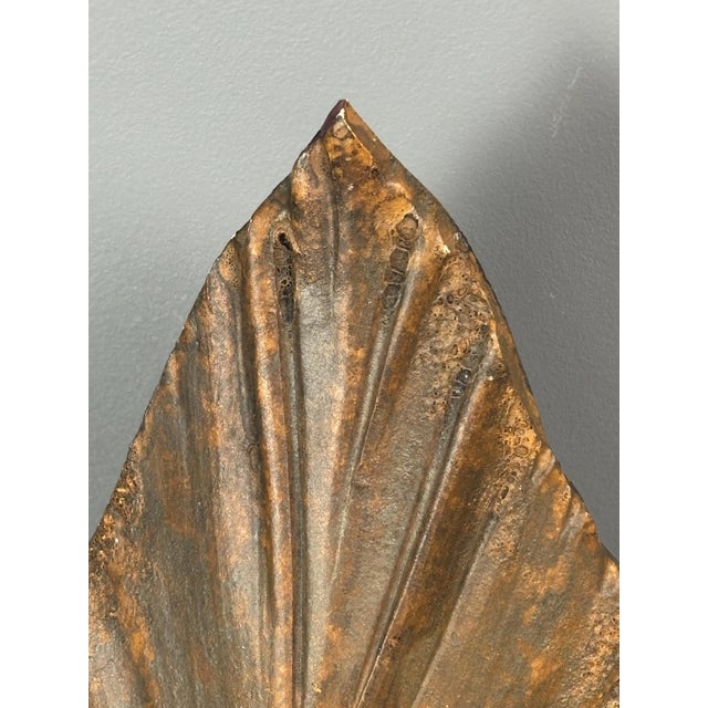 Brutalist Dutch Ceramic Leaf Wall Sconces, 1980s, Set of 2 For Sale - Image 15 of 18