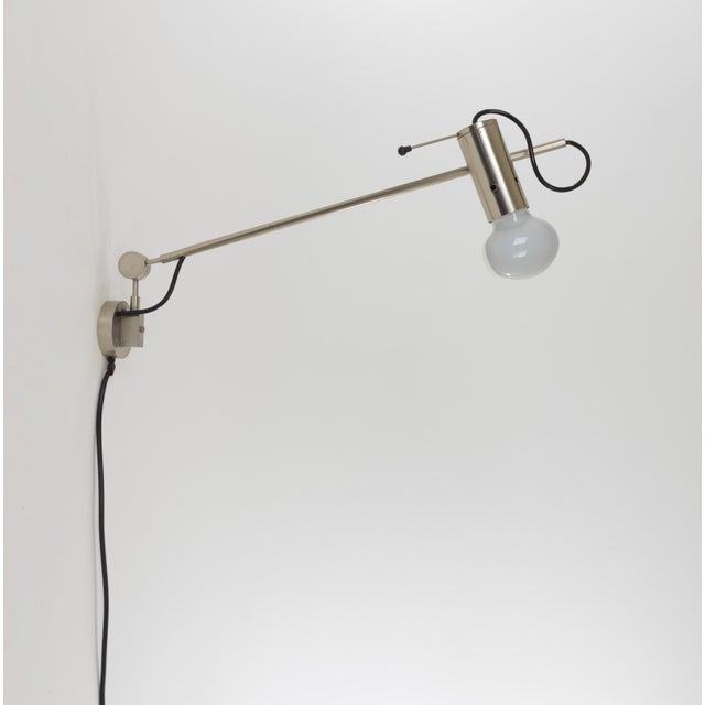 Metal Model 194 Wall Lamp by Tito Agnoli for O-Luce, 1950s For Sale - Image 7 of 9