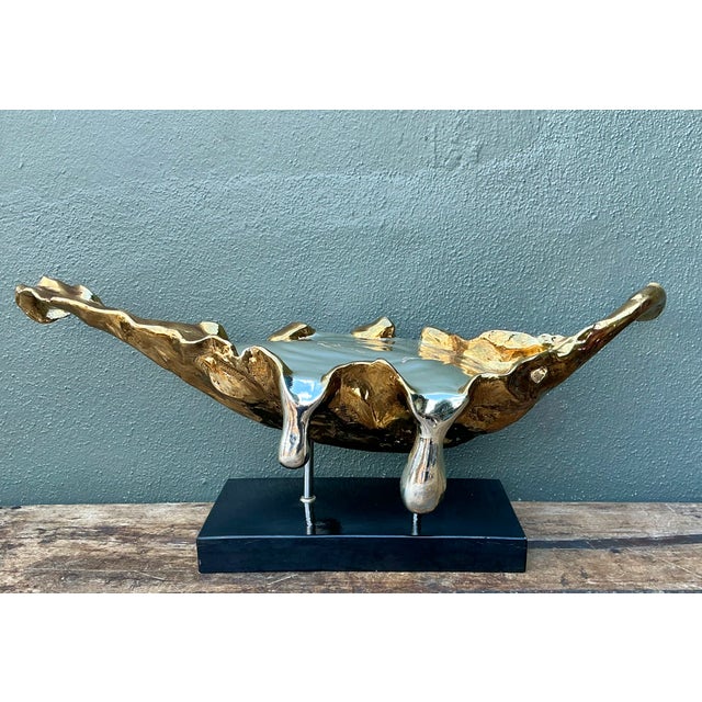 Abstract Vintage Abstract Fiberglass and Resin Drip Sculpture For Sale - Image 3 of 12