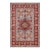 Boho Chic Kazak Tribal Light Blue/Red Wool Rug - 2'0''x3'0'' For Sale