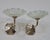 Capon frères & Jean Gauthier A beautiful pair of French art deco wall sconces made around 1930-1935 in nickel plated solid...