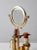 Vintage Brass Shaving Kit & Mirror Stand For Sale - Image 10 of 13