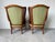 Vintage Coastal Hollywood Regency Style Ethan Allen Faux Bamboo & Cane Wingback Bergère Chairs – A Pair For Sale - Image 10 of 12