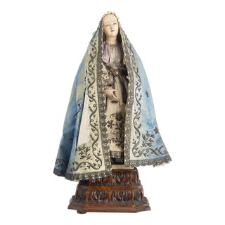 19th Century Our Lady of Sorrows of Roca Sculpture For Sale