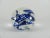 Blue Rollin Karg Cobalt Swirl Blue Art Glass Paperweight For Sale - Image 8 of 8