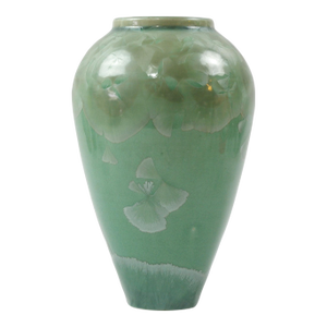 1980s Tim Marcotte Crystalline Glaze Studio Pottery Vase