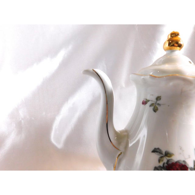 1950s Winterling Teapot in Bavarian Rose For Sale In San Francisco - Image 6 of 7