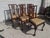 This ad is for a set of 6 Chippendale Ball and Claw style dining chairs. The chairs have a nice fabric. They date to the...