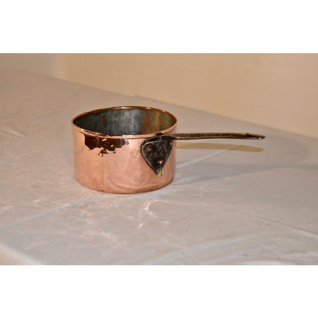 19th Century Copper Sauce Pan For Sale In Greensboro - Image 6 of 9