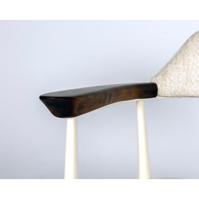 Set of 6 Dining Arm Chairs in the Style of Hans Wegner, Usa 1960s For Sale In Miami - Image 6 of 12