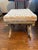Eggshell Mid-Century Karges Pair Benches Button-Tufted Champagne Upholstery For Sale - Image 8 of 12