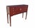 Chinese Vintage Chinese 37" Long Elm Multi-Storage Console Table For Sale - Image 3 of 5