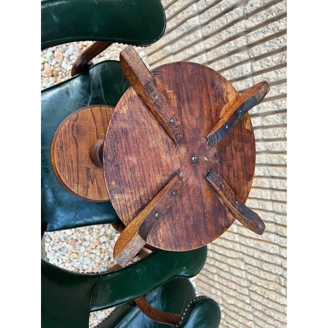 19th Century Antique 19th Century Solid Quartersawn Oak Plant Stand For Sale - Image 5 of 8