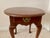 Late 20th Century Traditional Pennsylvania House Queen Anne Style Solid Cherry Oval Accent Table With Drawer Excellent Condition. For Sale - Image 9 of 18