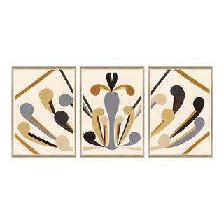 Folklore Triptych by Susan Hable For Sale
