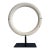 Marble Ring Sculpture on Stand, For Sale