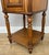 Antique French Walnut Bedside Table with Marble Top For Sale - Image 9 of 16