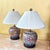 Vintage Hand-Painted Floral Porcelain Table Lamps – a Pair For Sale - Image 11 of 18