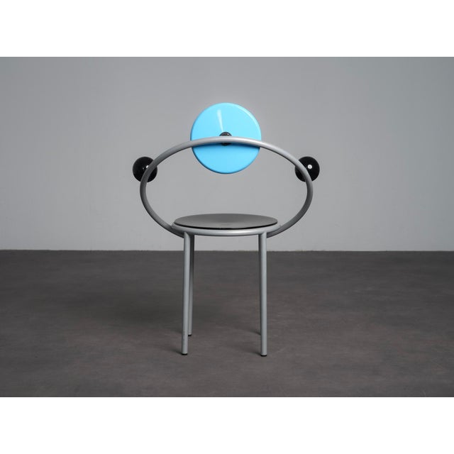 1980s First Chairs by Michele De Lucchi for Memphis Milano, Italy, 1981, Set of 2 For Sale - Image 5 of 11