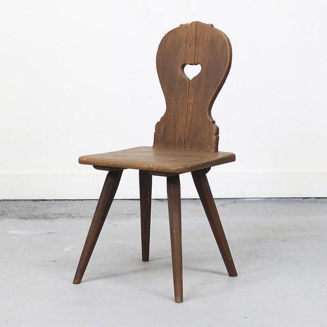 Primitive Folk Art Chair For Sale - Image 11 of 11