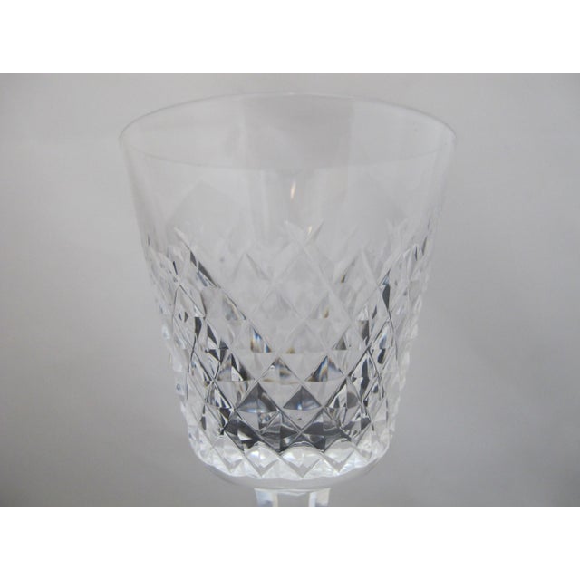 Late 20th Century Waterford Crystal Alana Claret 5 7/8" Wine Glass Set of 3 For Sale - Image 5 of 7