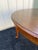Early 1900s Large Round Oak Farmhouse Dining Table For Sale - Image 10 of 12
