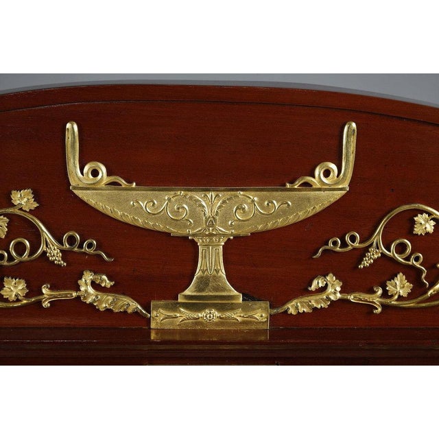 Empire Mahogany and Gilded Bronzes Bed, 1810s For Sale - Image 13 of 15