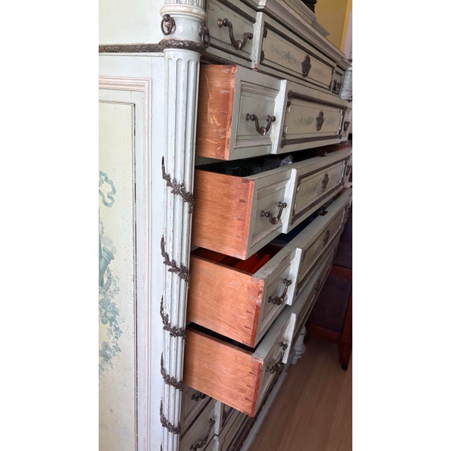 Late 19th Century Antique French Louis XVI Style Semainier For Sale - Image 5 of 12