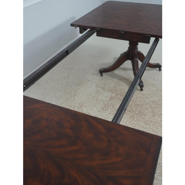 Theodore Alexander Double Pedestal Mahogany Dining Table For Sale - Image 11 of 18