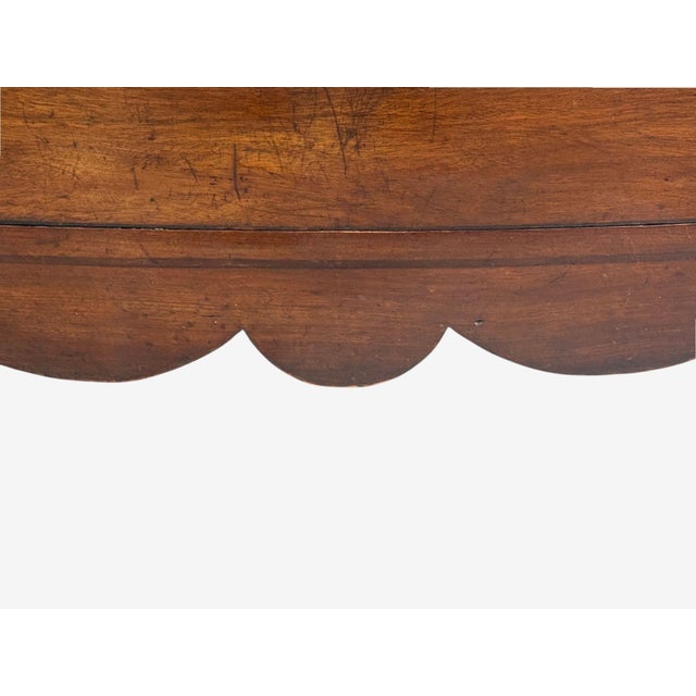 Georgian, Bow-Front Chest on Chest, Mahogany, Brass, England, 19th C. For Sale - Image 11 of 15