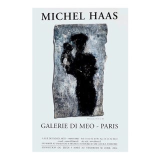 Michel Haas - Vintage Exhibition Poster Galerie Di Meo - 2004 2004 For Sale