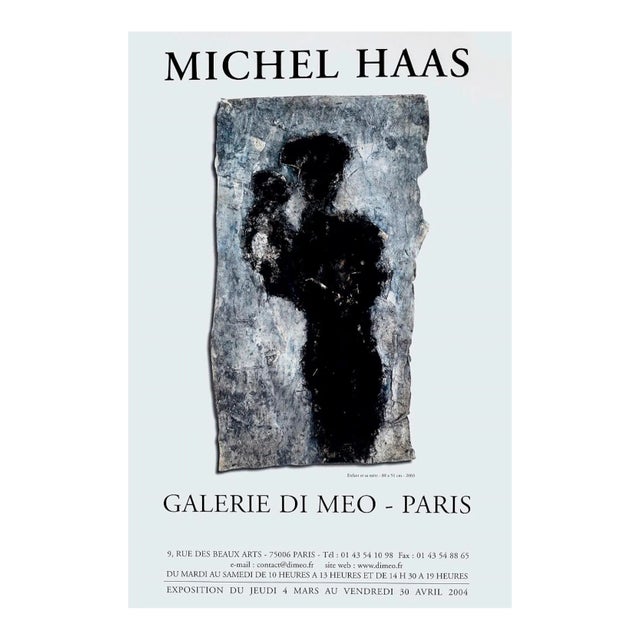 Michel Haas - Vintage Exhibition Poster Galerie Di Meo - 2004 2004 For Sale
